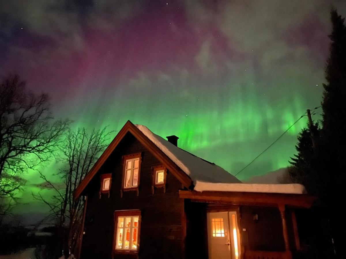 Villa 100 Years Old Norwegian Log House In Tromsø Exterior foto